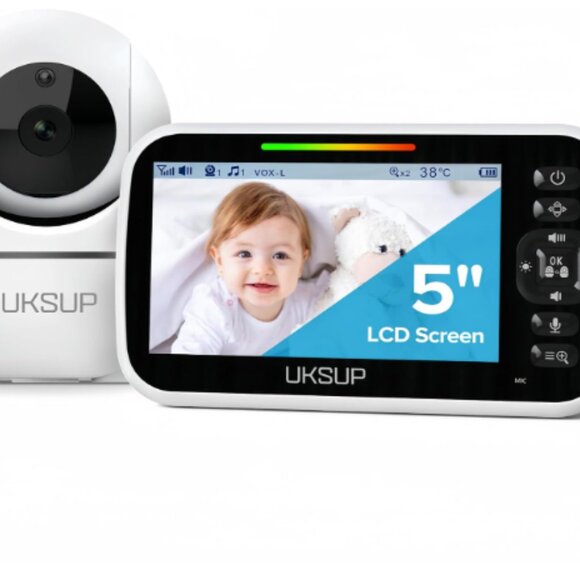 New Baby Monitor with Camera and Audio -UKSUP Model SM663